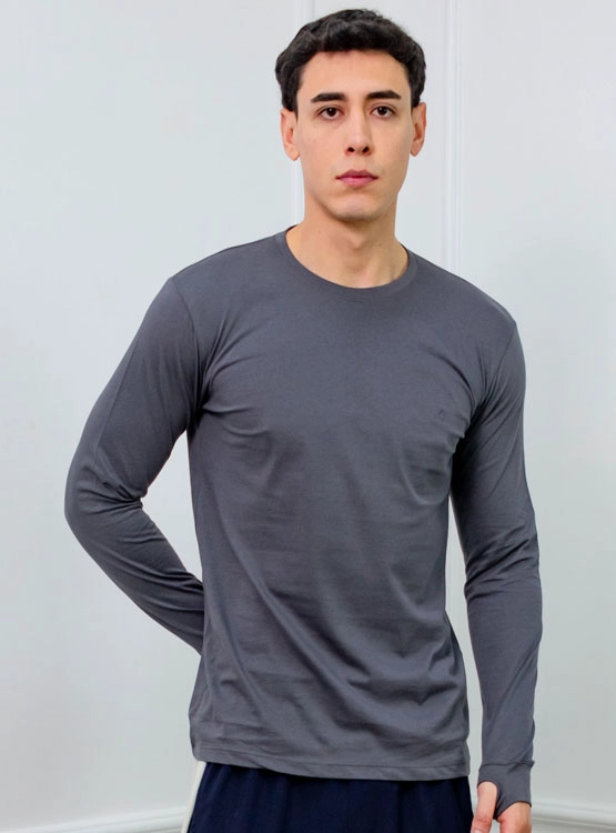 POLO SLIM FIT CABALLERO ML - JERSEY 100% ALGODON - 1