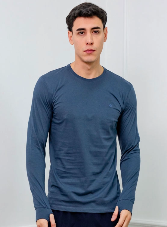 POLO SLIM FIT CABALLERO ML - JERSEY 100% ALGODON - 1