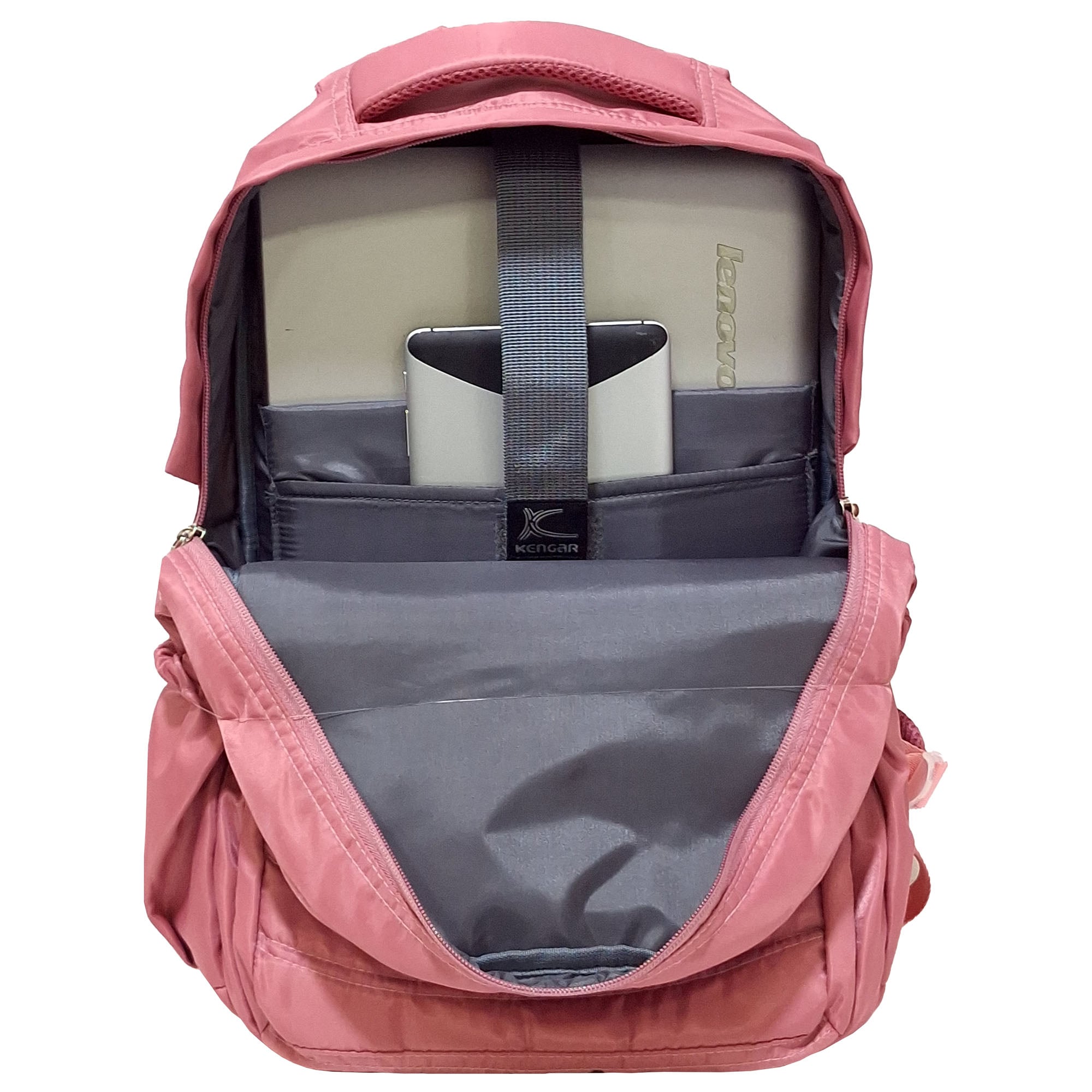 MOCHILA KAWAI EXTRAOFICIO CON PORTALAPTOP KENGAR - ACEITUNA - 2