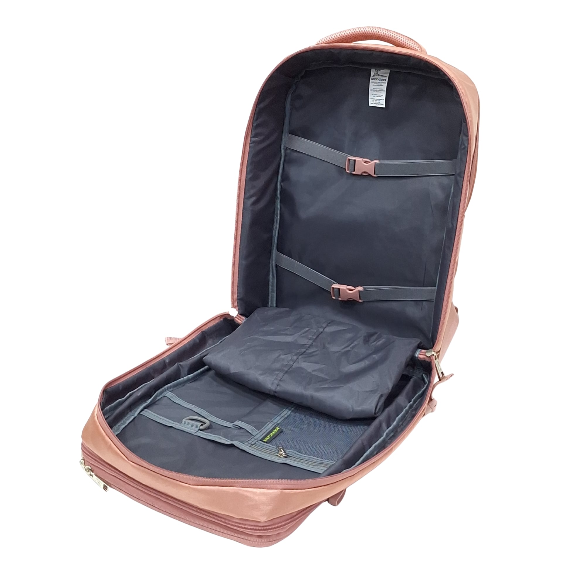 MOCHILA VIAJERA TRAVEL KENGAR - AZUL - 1