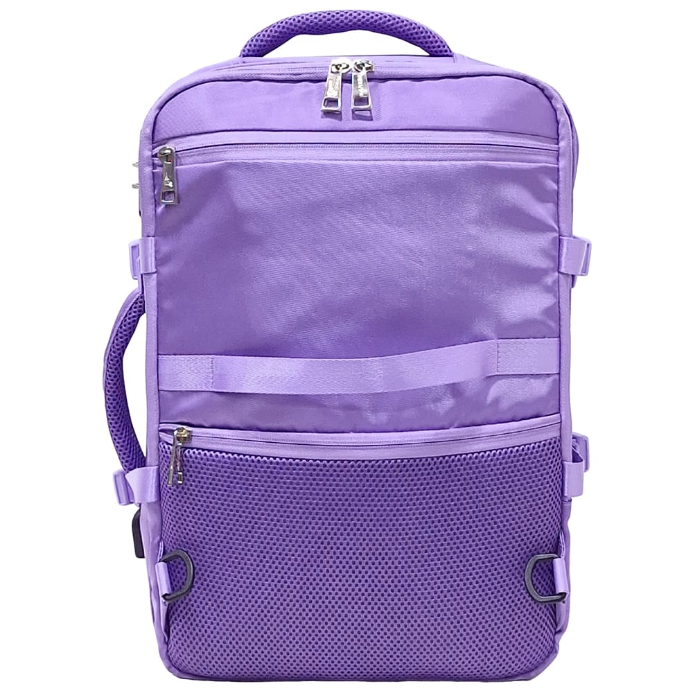 MOCHILA VIAJERA TRENDY KENGAR - LILA - 6