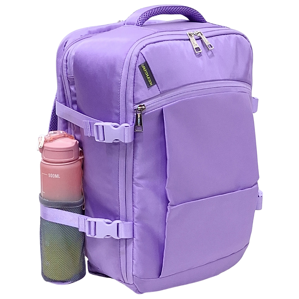 MOCHILA VIAJERA TRENDY KENGAR - LILA - 8