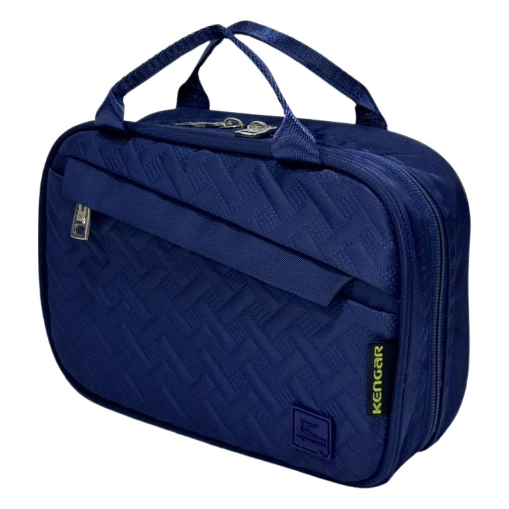 CARTUCHERA ORGANIZADORA XL KENGAR AZUL DISEÑO - 4