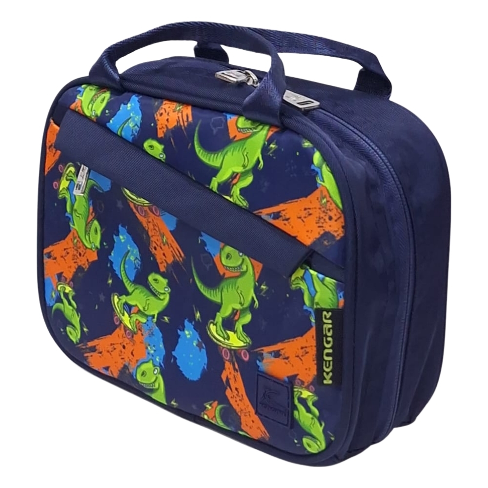 CARTUCHERA ORGANIZADORA XL KENGAR AZUL ESTAMPADO 1 - 4