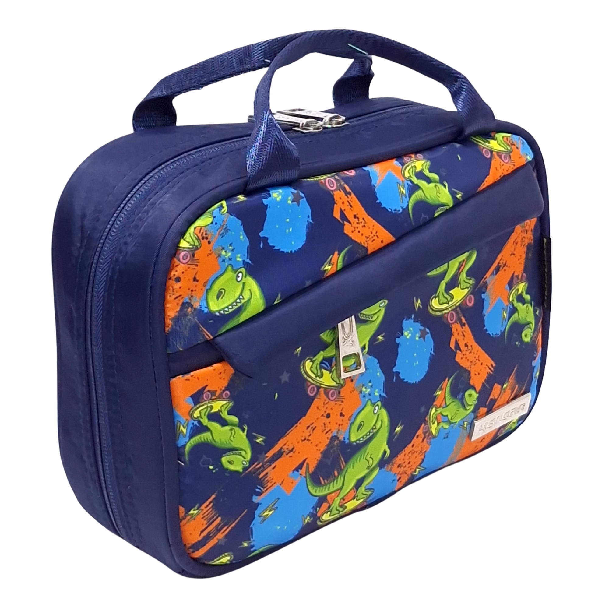 CARTUCHERA ORGANIZADORA XL KENGAR AZUL ESTAMPADO 1 - 6