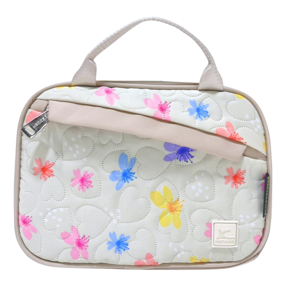 CARTUCHERA ORGANIZADORA XL KENGAR CREMA - 2