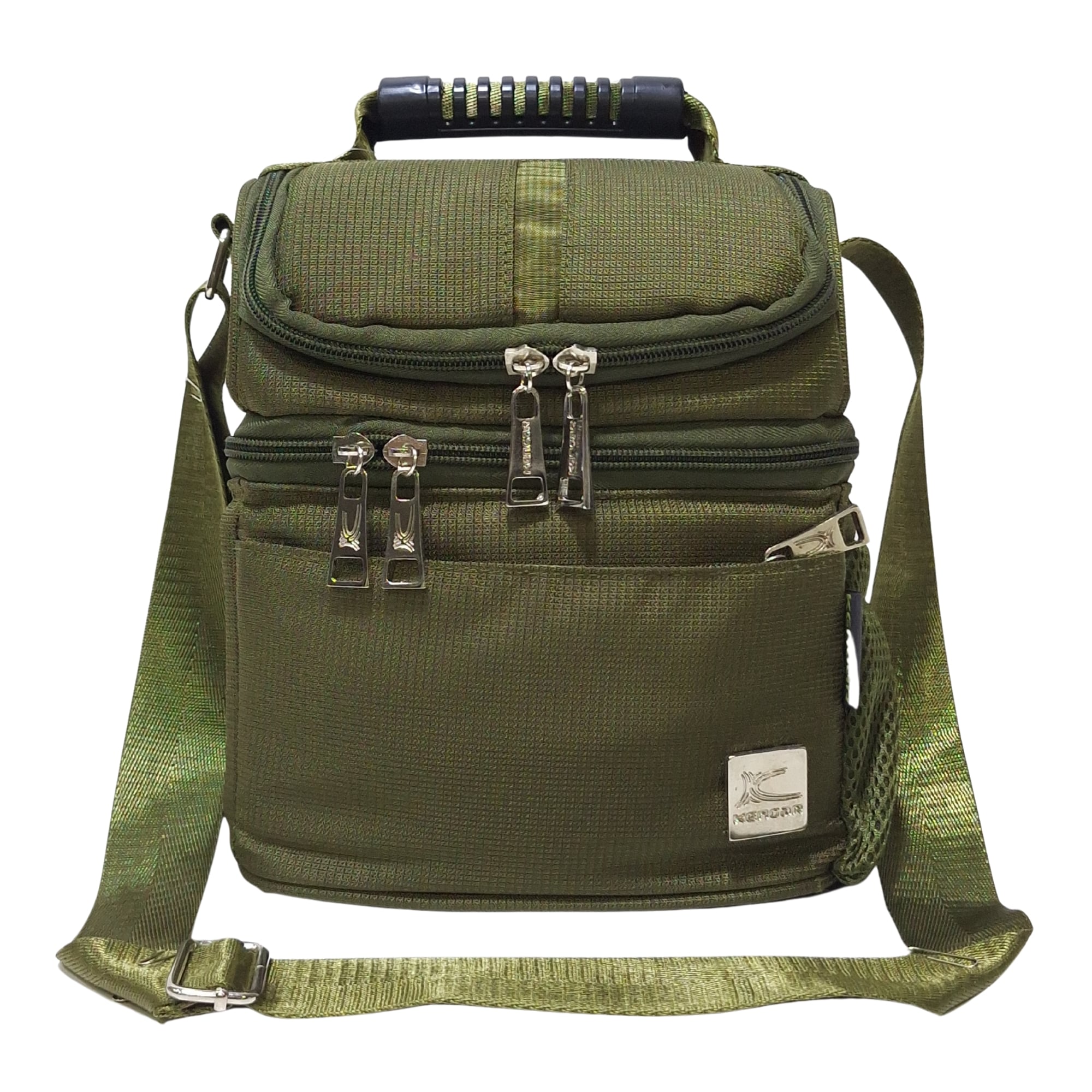 LONCHERA TÉRMICA MODELO BASA N1 KENGAR VERDE MILITAR - 2