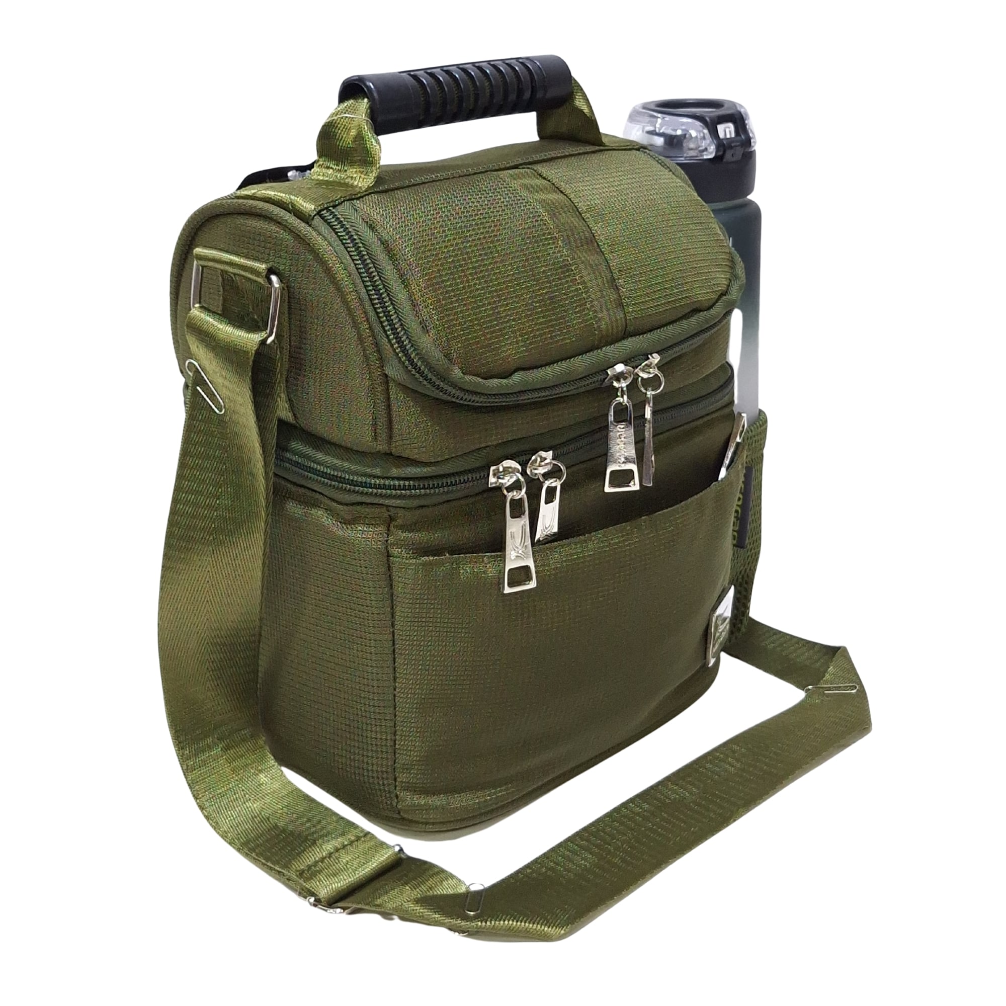 LONCHERA TÉRMICA MODELO BASA N1 KENGAR VERDE MILITAR - 3