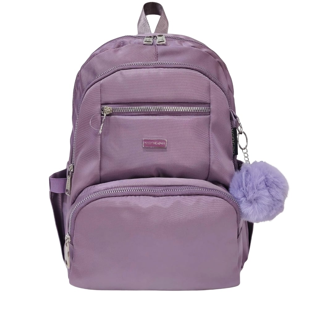 MOCHILA MODELO PRINT A4 KENGAR - ACEITUNA - 1