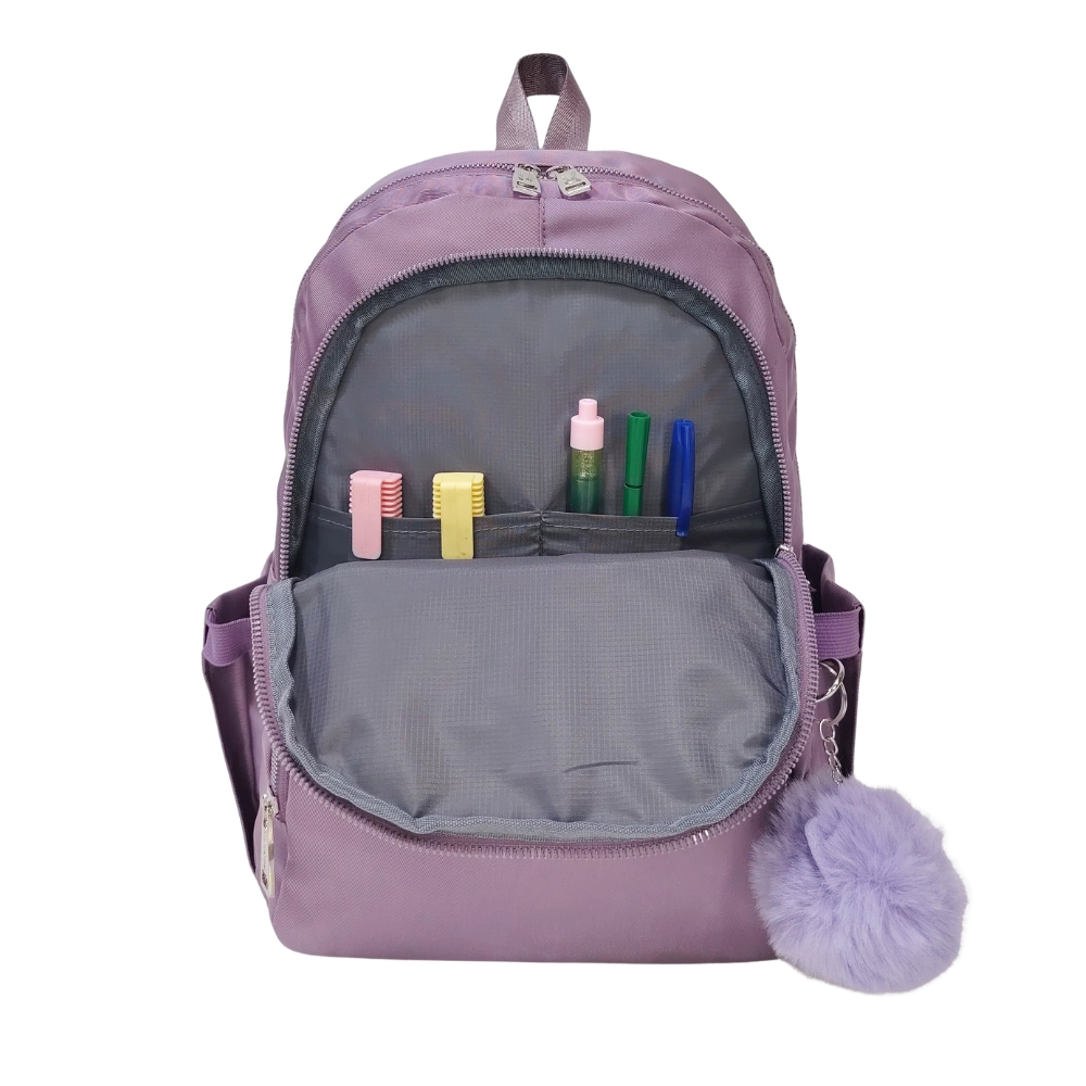 MOCHILA MODELO PRINT A4 KENGAR - ACEITUNA - 2
