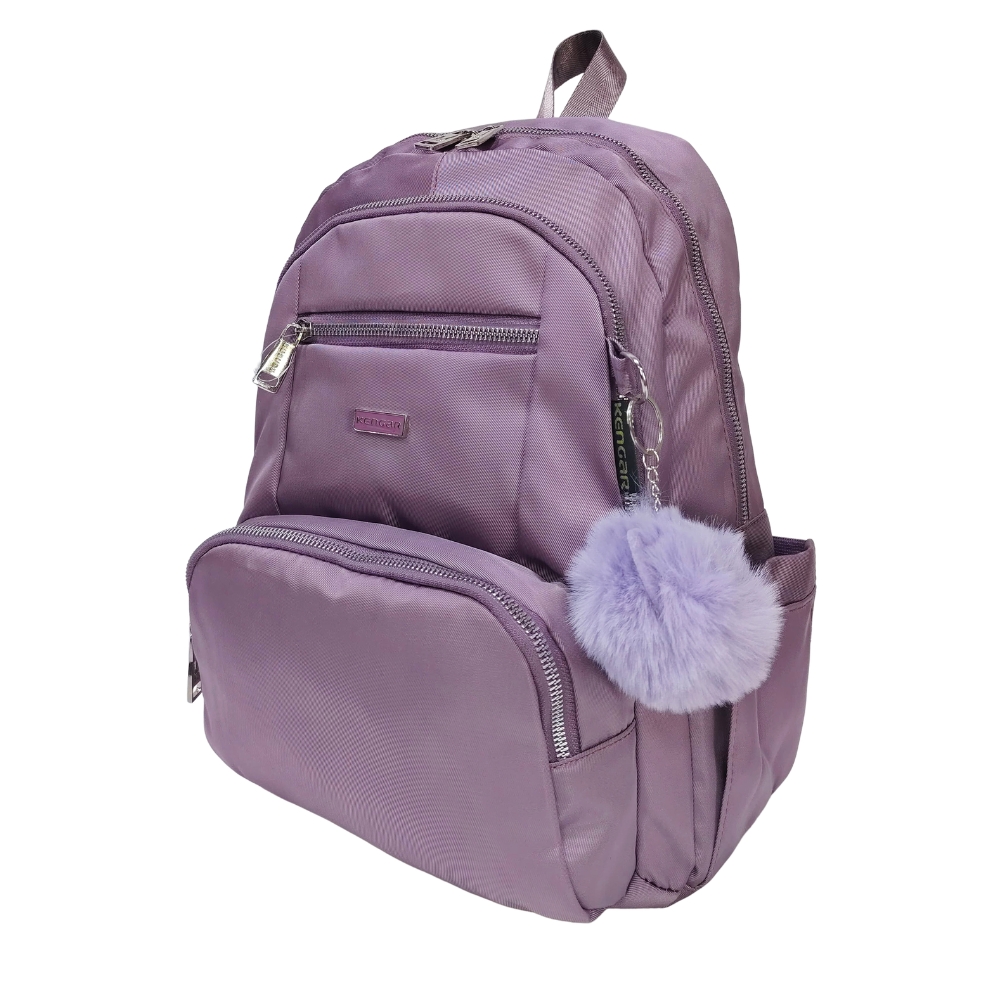 MOCHILA MODELO PRINT A4 KENGAR - ACEITUNA - 3