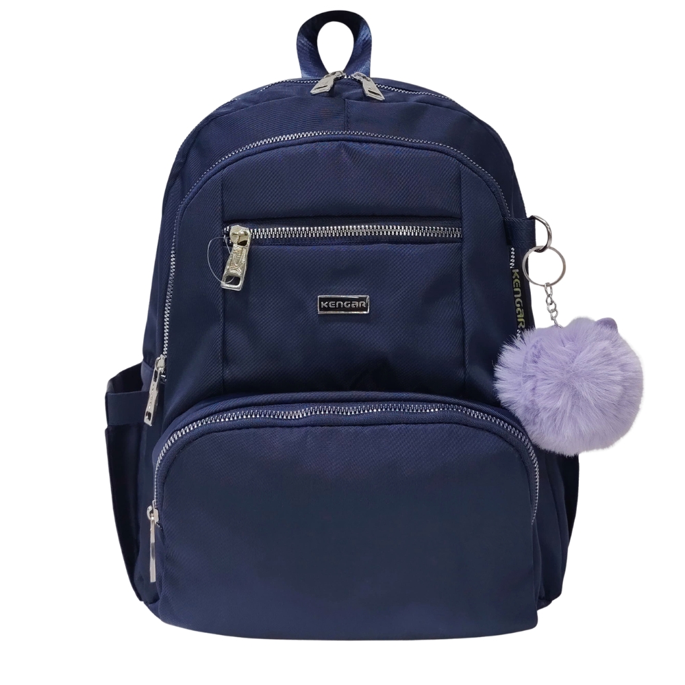 MOCHILA MODELO PRINT A4 KENGAR - AZUL - 1