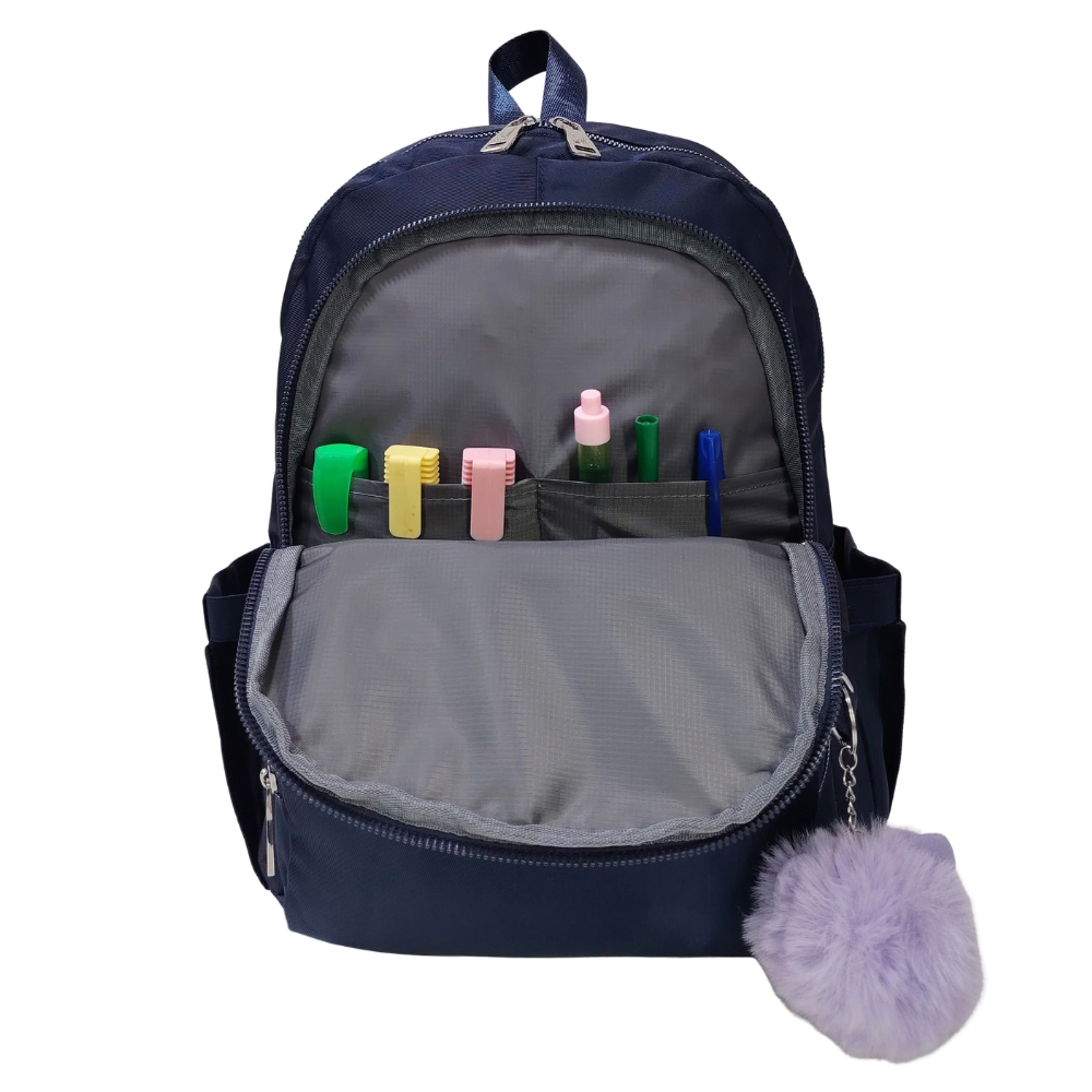 MOCHILA MODELO PRINT A4 KENGAR - AZUL - 2