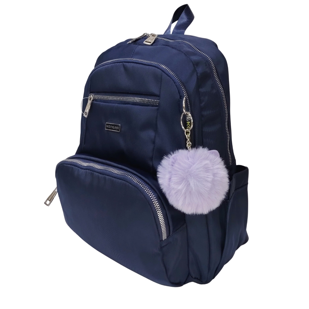 MOCHILA MODELO PRINT A4 KENGAR - AZUL - 3