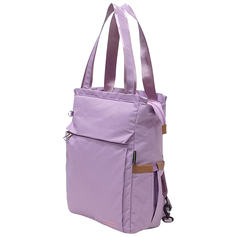 BOLSO MOCHILA VIAJERA MODELO RENATA - ACEITUNA - 3