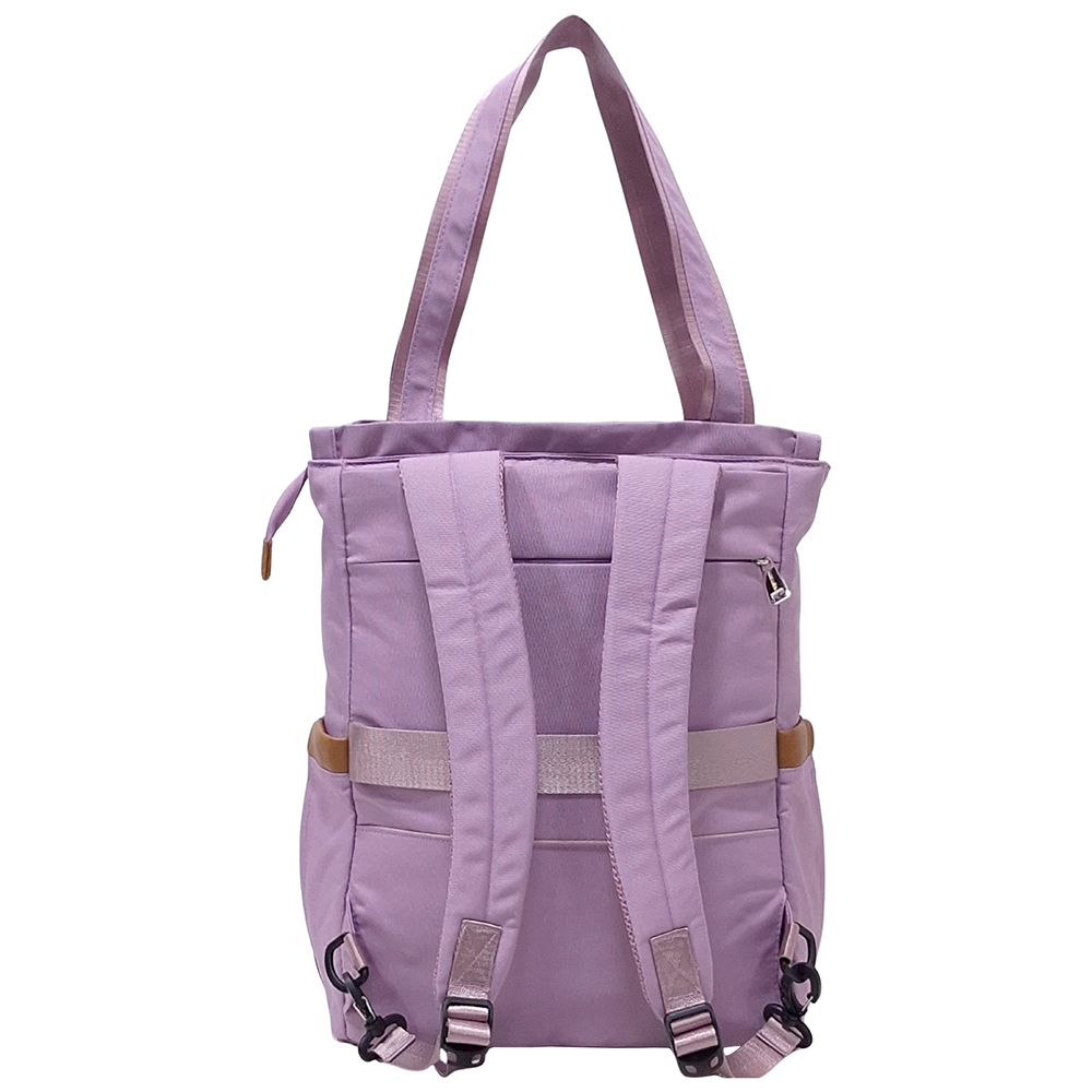 BOLSO MOCHILA VIAJERA MODELO RENATA - ACEITUNA - 4
