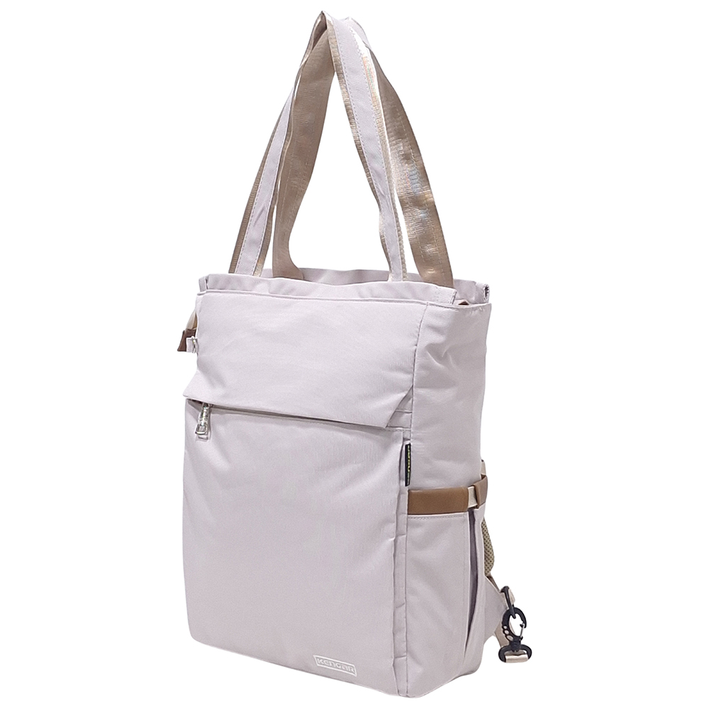BOLSO MOCHILA VIAJERA MODELO RENATA - ARENA PASTEL - 3
