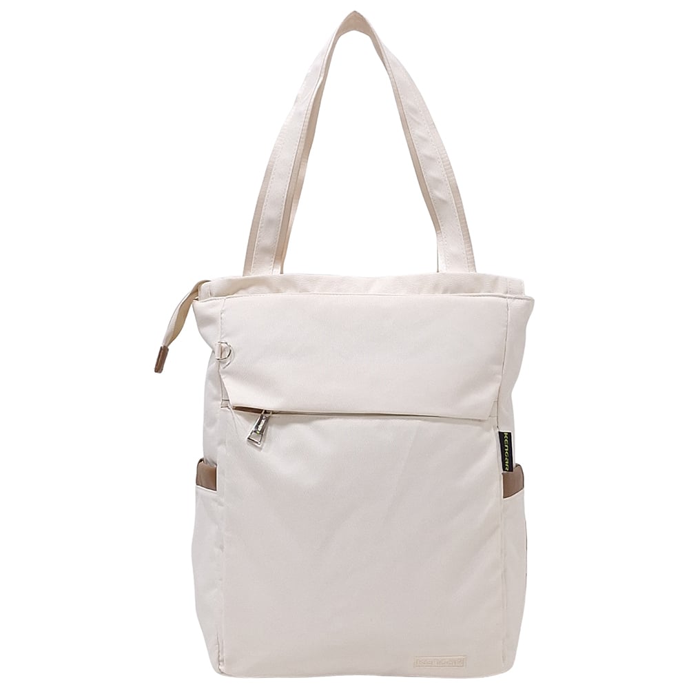 BOLSO MOCHILA VIAJERA MODELO RENATA - CREMA - 2