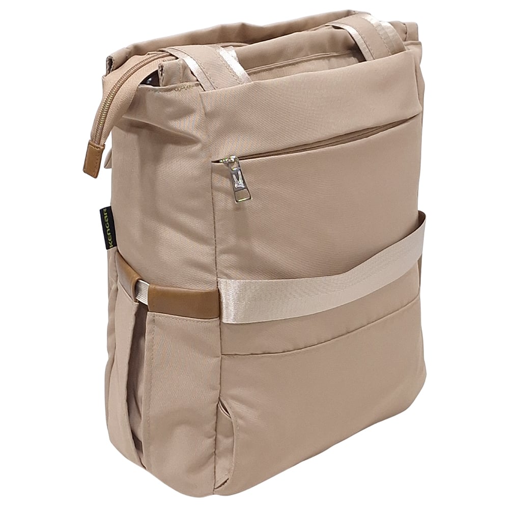 BOLSO MOCHILA VIAJERA MODELO RENATA - HABANO - 4