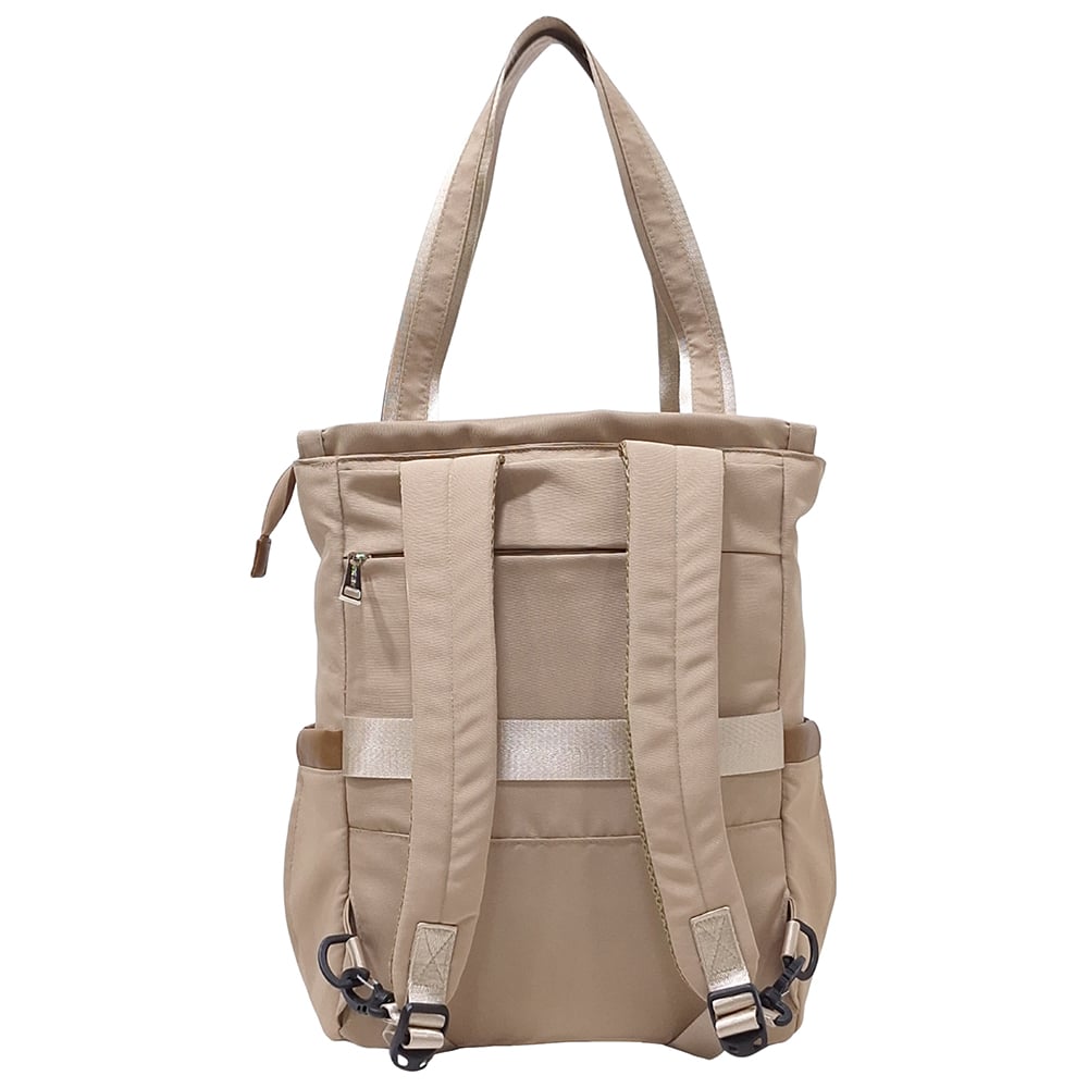 BOLSO MOCHILA VIAJERA MODELO RENATA - HABANO - 5