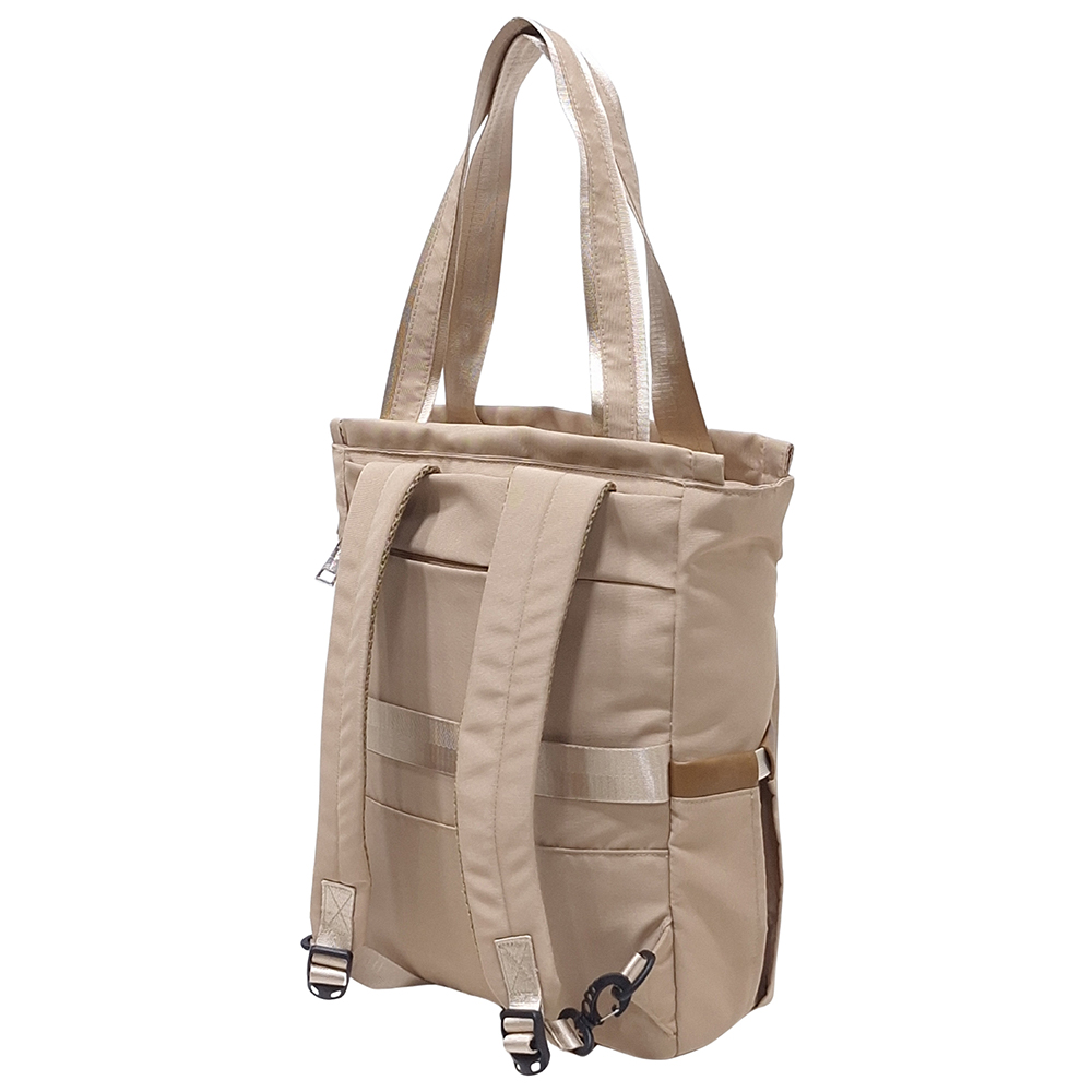 BOLSO MOCHILA VIAJERA MODELO RENATA - HABANO - 6