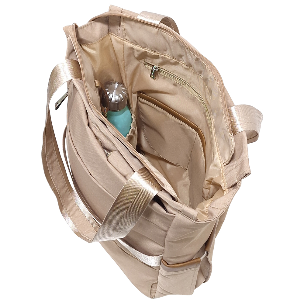 BOLSO MOCHILA VIAJERA MODELO RENATA - HABANO - 7