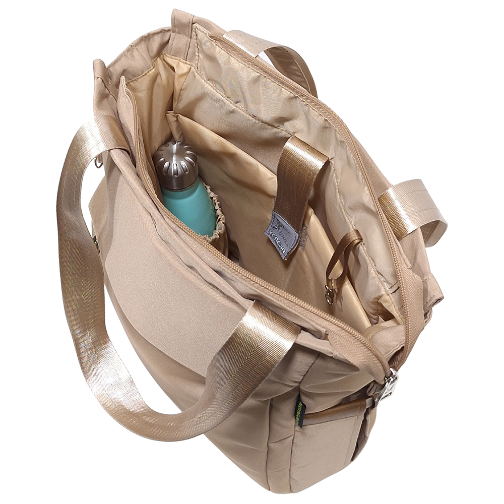 BOLSO MOCHILA VIAJERA MODELO RENATA - HABANO - 8