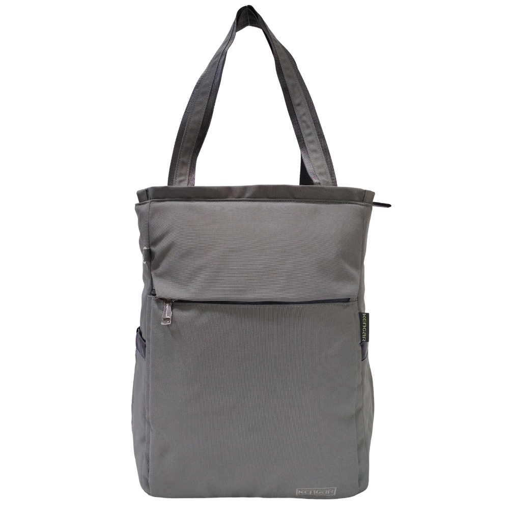 BOLSO MOCHILA VIAJERA MODELO RENATA - PLOMO - 1