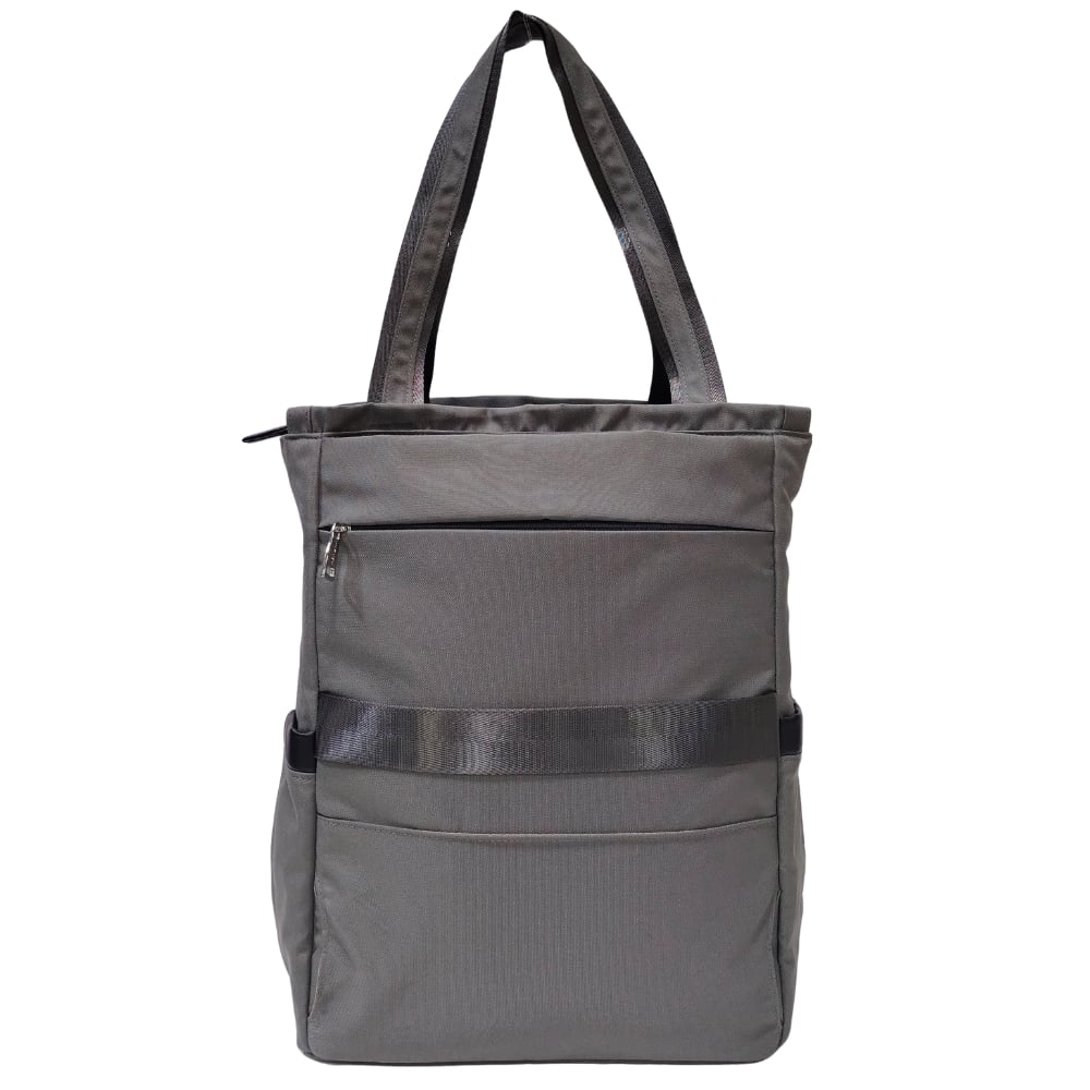 BOLSO MOCHILA VIAJERA MODELO RENATA - PLOMO - 4