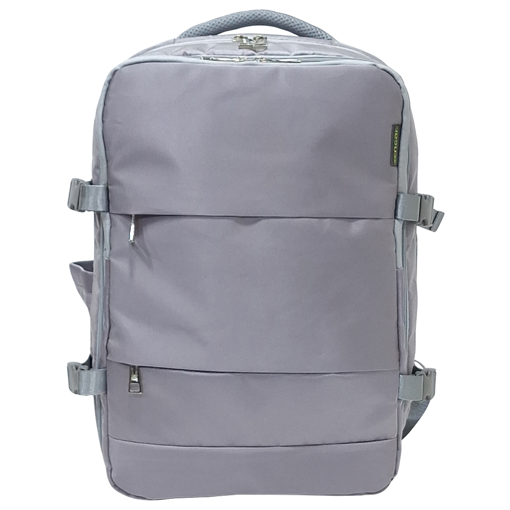 MOCHILA VIAJERA TRAVEL KENGAR - PLOMO PLATA - 2