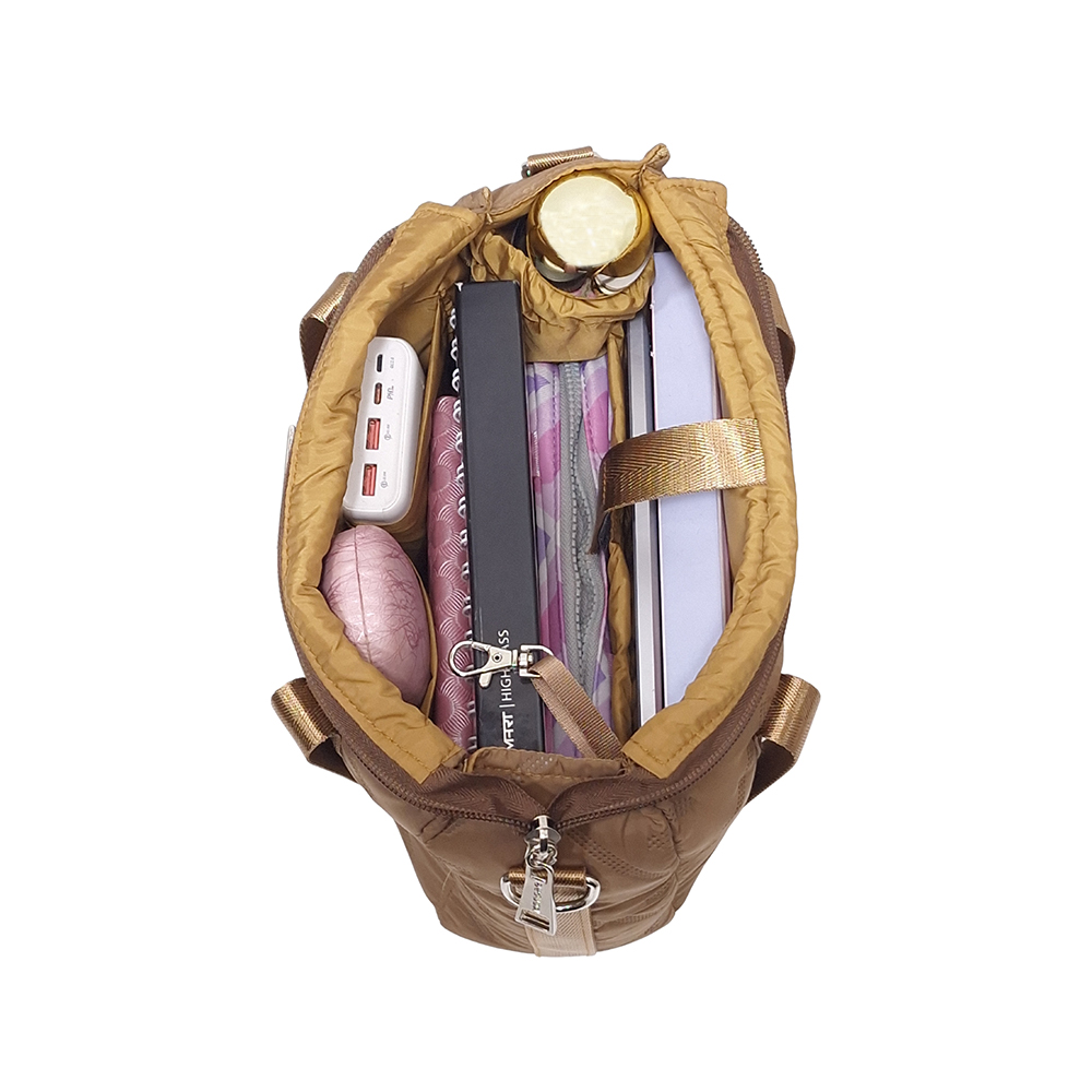 BOLSO PUFFER XS KENGAR - HABANO - 5
