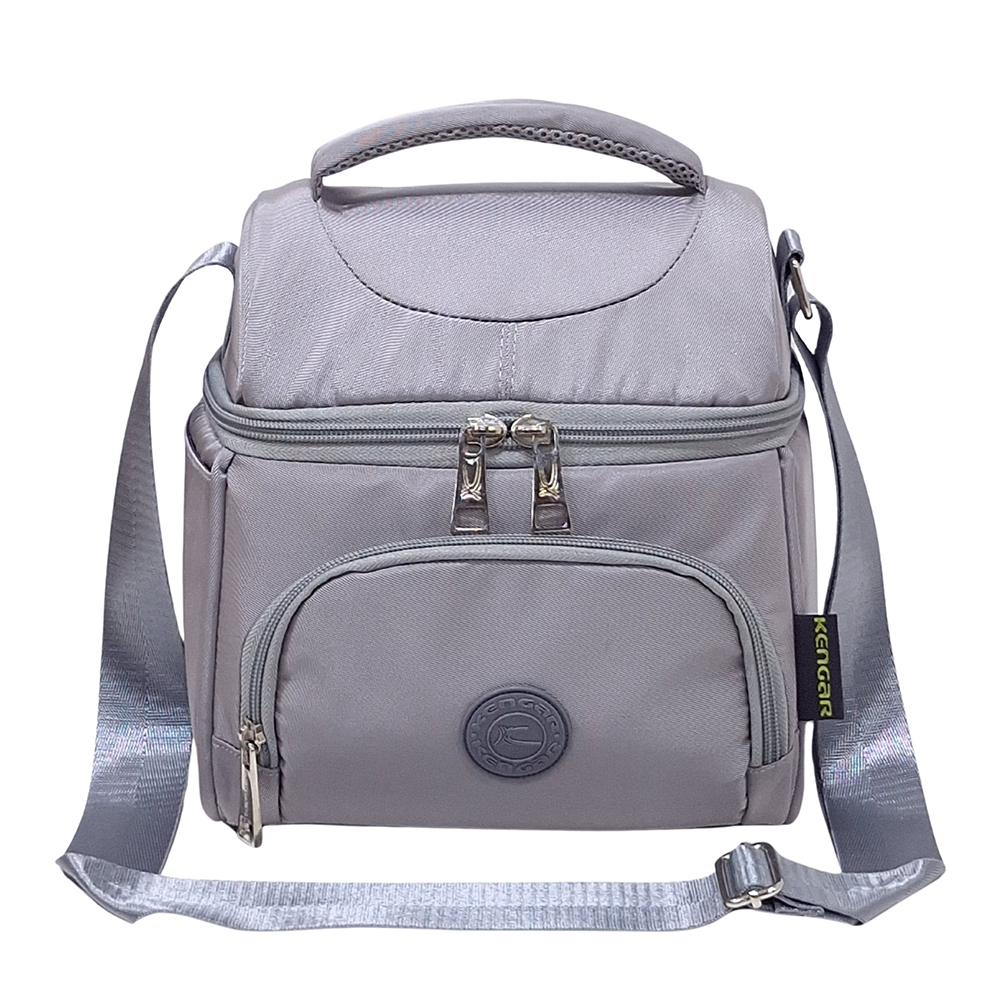 LONCHERA MODELO BLU N1 KENGAR - PLOMO PLATA - 1