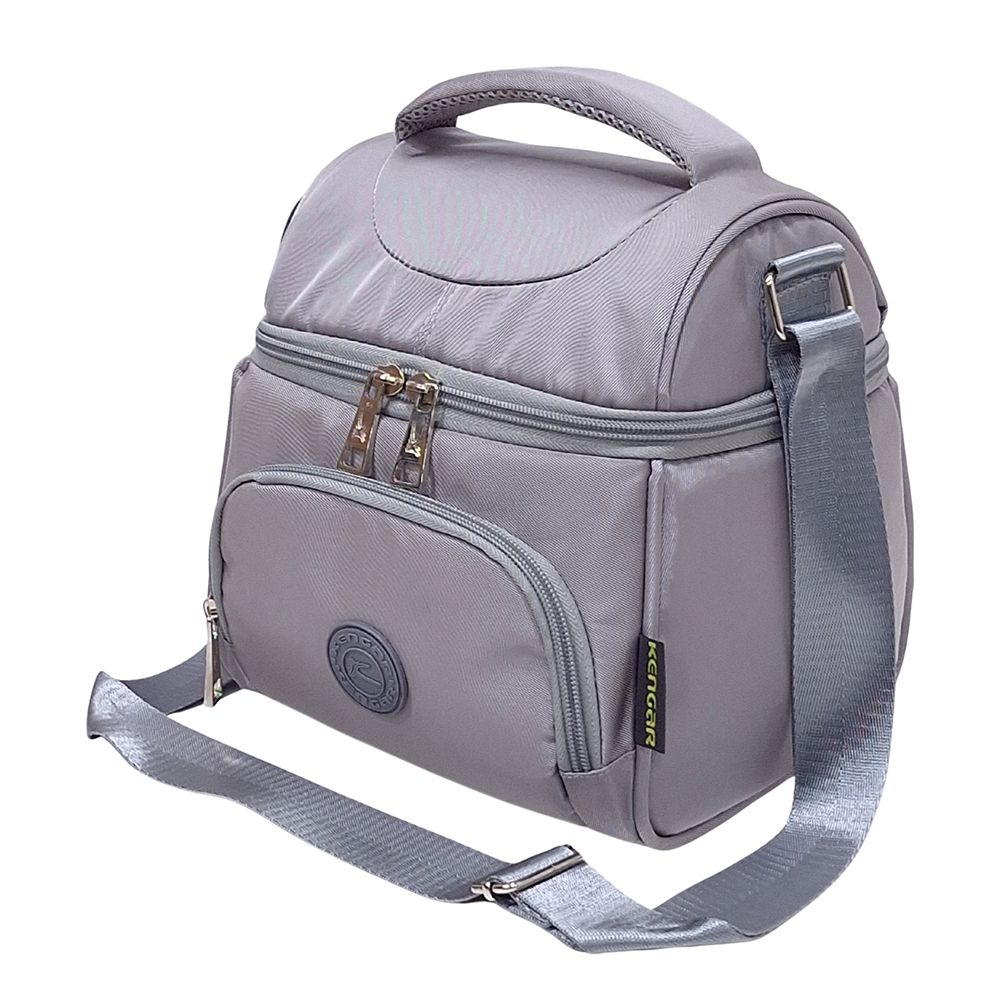 LONCHERA MODELO BLU N1 KENGAR - PLOMO PLATA - 2