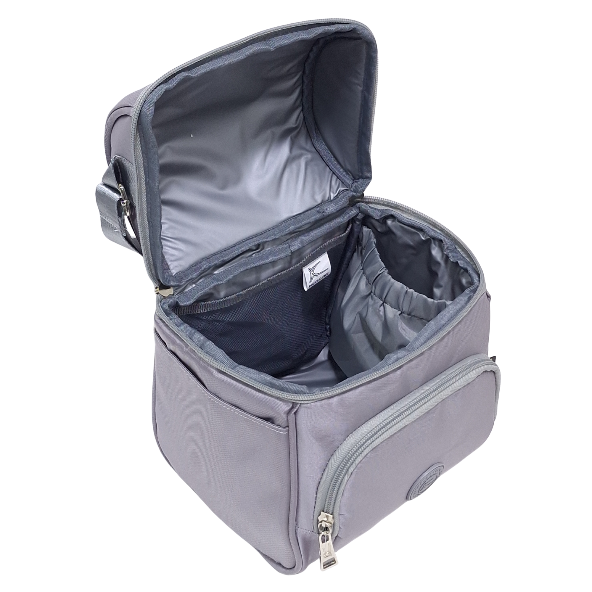LONCHERA MODELO BLU N2 KENGAR - PLOMO PLATA - 4