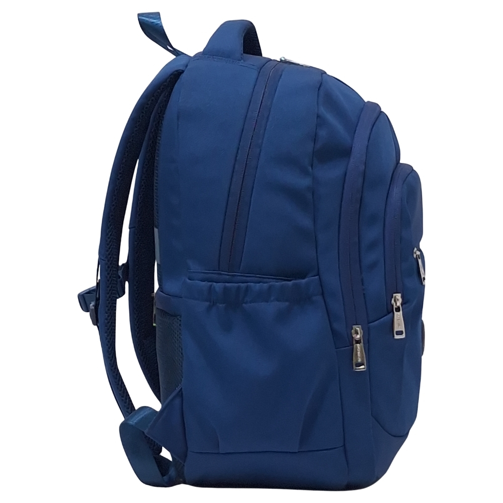 MOCHILA MODELO PIERO KENGAR - AZUL ACERO - 5