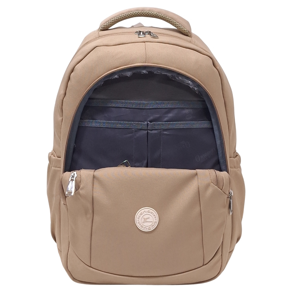 MOCHILA MODELO PIERO KENGAR - BEIGE - 2