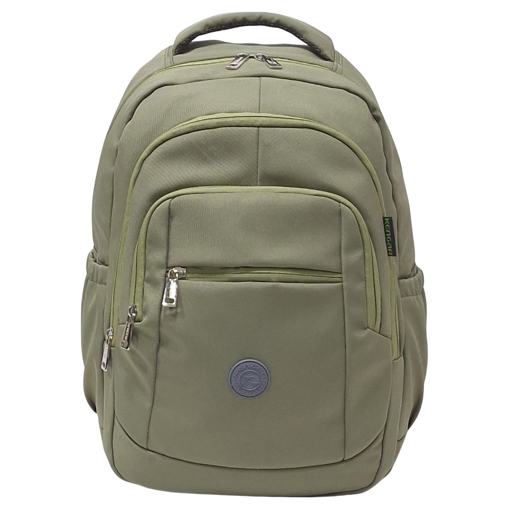 MOCHILA MODELO PIERO KENGAR - VERDE OLIVO - 1