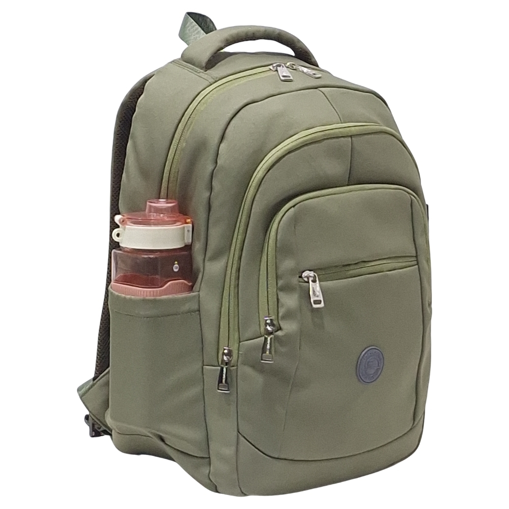 MOCHILA MODELO PIERO KENGAR - VERDE OLIVO - 4