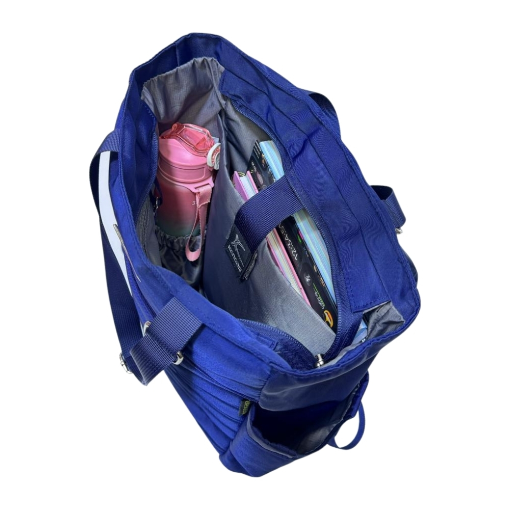 BOLSO MOCHILA MODELO DONATA - AZUL - 6