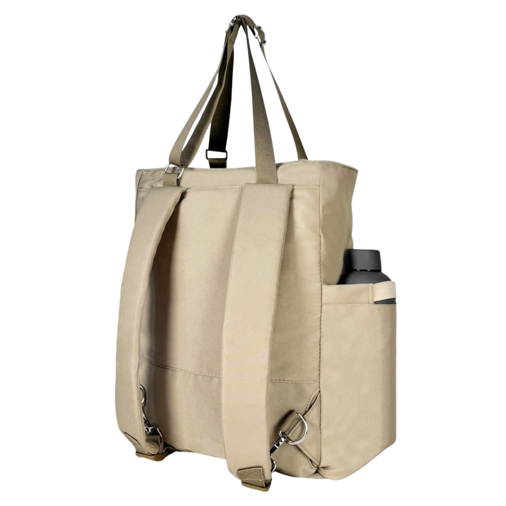 BOLSO MOCHILA MODELO DONATA - BEIGE - 4