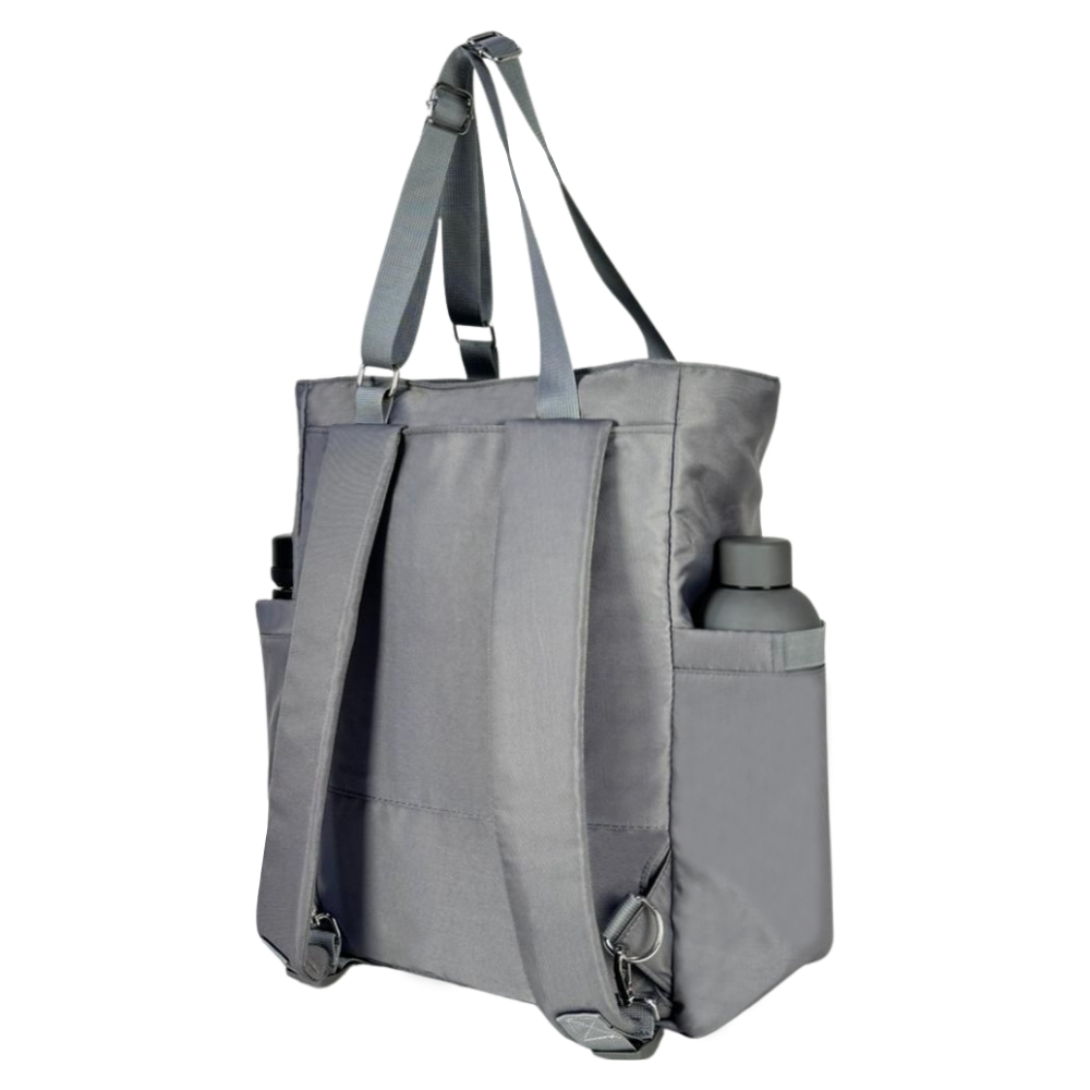 BOLSO MOCHILA MODELO DONATA - PLOMO - 4