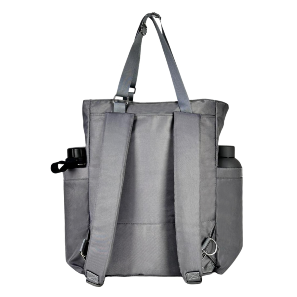 BOLSO MOCHILA MODELO DONATA - PLOMO - 5