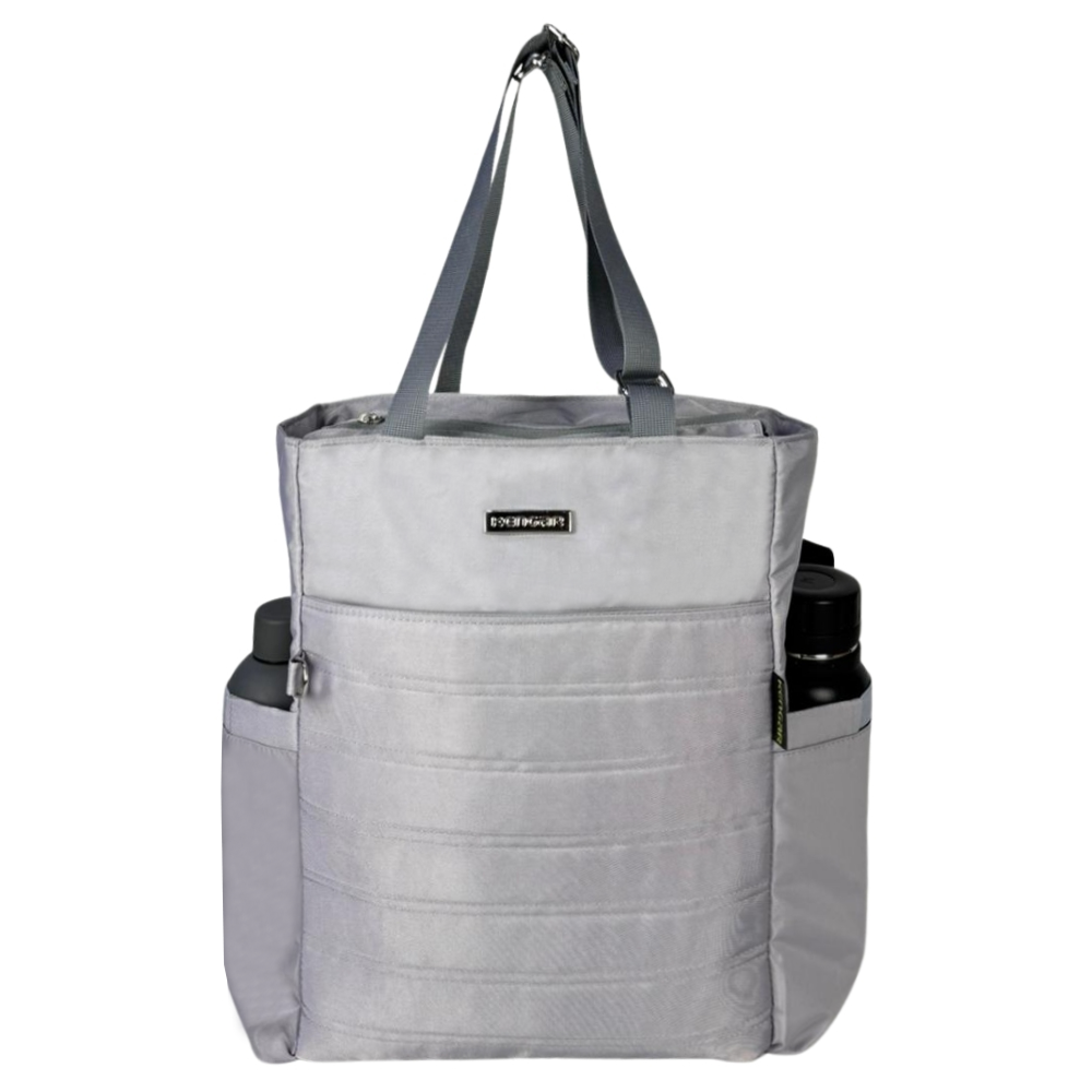 BOLSO MOCHILA MODELO DONATA - PLOMO PLATA - 1