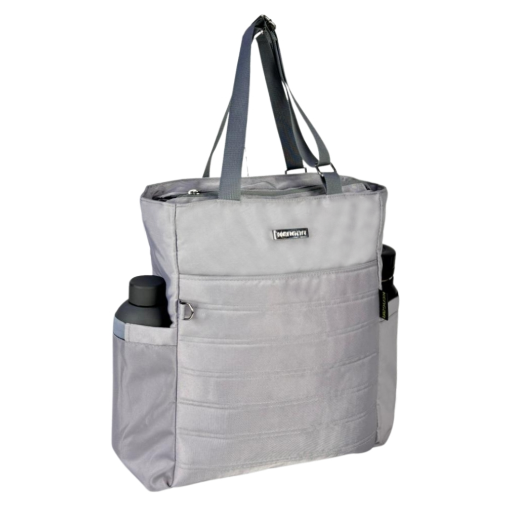 BOLSO MOCHILA MODELO DONATA - PLOMO PLATA - 3