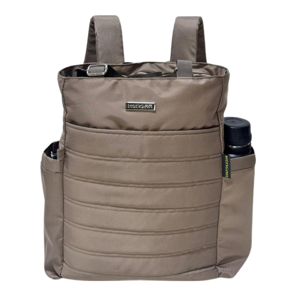 BOLSO MOCHILA MODELO DONATA - TIERRA - 6