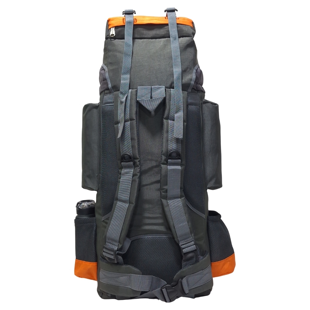 PROMOCIÓN MOCHILA DE CAMPING N3 KENGAR PLOMO-NARANJA + BOLSO PUFFER XS JEAN - 4