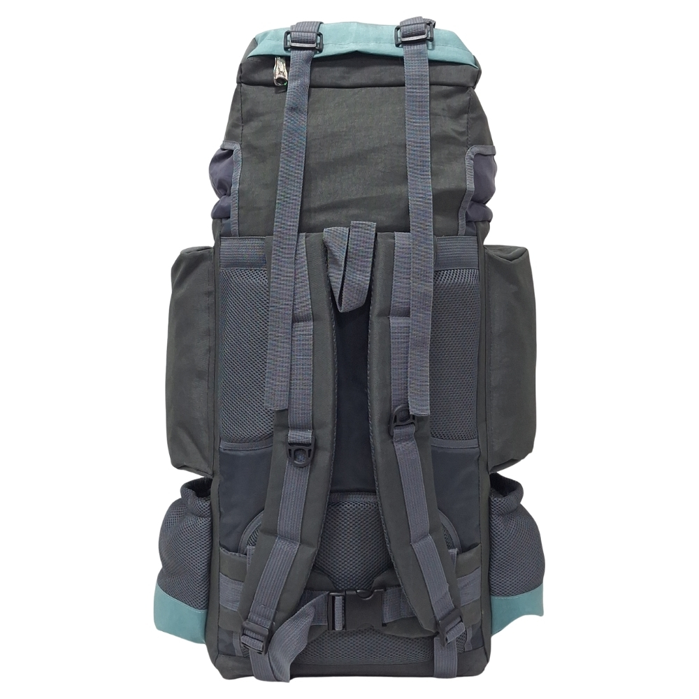 PROMOCIÓN MOCHILA DE CAMPING N3 KENGAR PLOMO-VERDE JADE + BOLSO PUFFER XS JEAN - 4