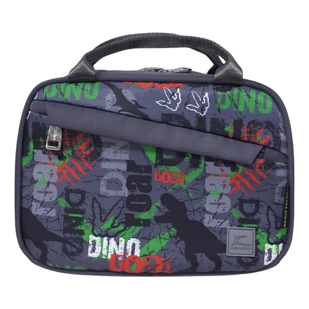 CARTUCHERA ORGANIZADORA XL KENGAR PLOMO DISEÑO 1 - 2