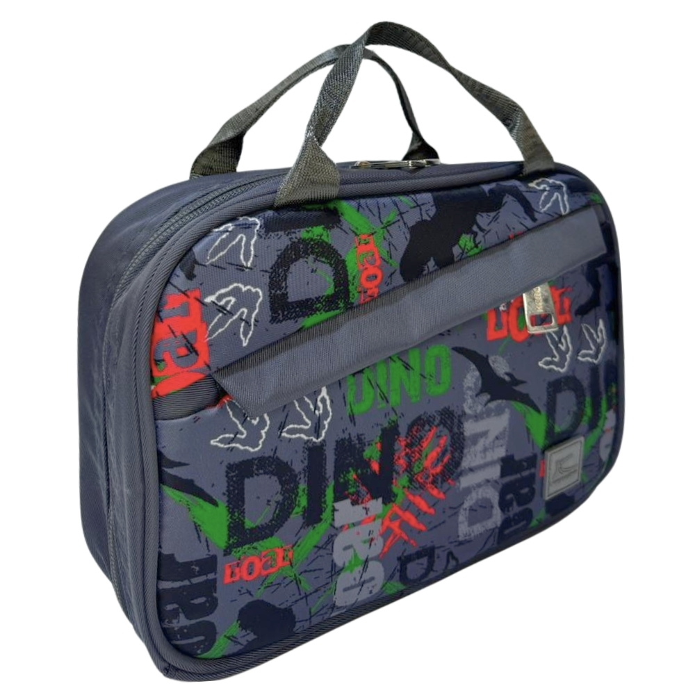 CARTUCHERA ORGANIZADORA XL KENGAR PLOMO DISEÑO 1 - 5
