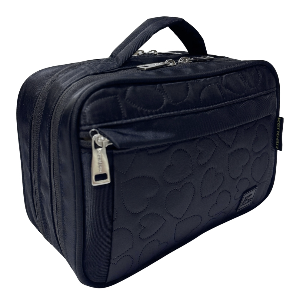 CARTUCHERA ORGANIZADORA PENCIL KENGAR - NEGRO CORAZÓN - 6